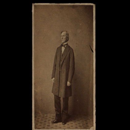 Boole showed an early appreciation of photography as an art form. Here we see Boole in a rare mid-1840s photograph